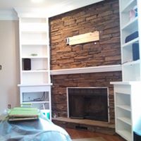 Fireplace in living space